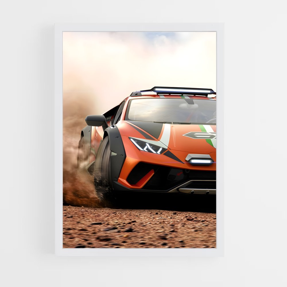 Poster Huracan Adventure – affiche Lamborghini (vue 3)